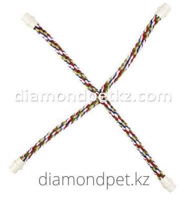 Жердочка из каната для птиц перекрестная большая 64см Petmate арт.56136