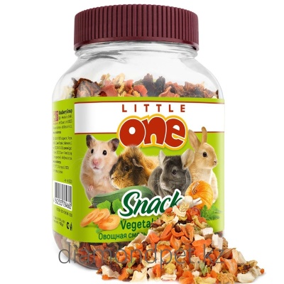 LITTLE ONE лакомство д/грызунов - овощная смесь 150г арт.84660