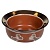 Миска Косточка керамика  Ø15 х 6.3см цвет меди Pet Rageous  арт.PR81001