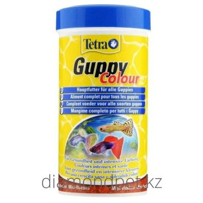 Корм для гуппи Tetra Guppy Colour хлопья 30г/100мл арт.Tet197275