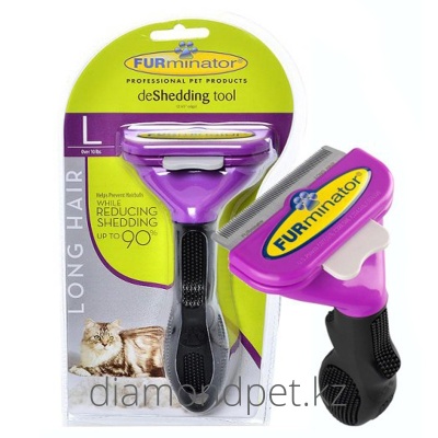 Фурминатор для крупных кошек длинношерстных пород L 7см FURminator арт.10959