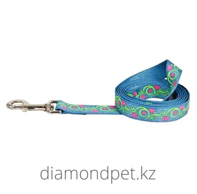 Поводок для собак Lol Blue со светоотражающим рисунком нейлон 25мм х 183см Petmate арт.10496