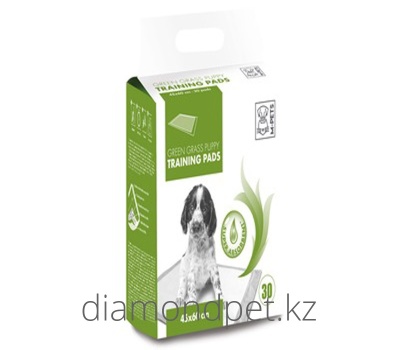 Впитывающие пеленки Зеленая трава 45х60см 30шт M-Pets арт.10162503