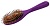 Щетка с деревянными зубцами большая фиолетовая Wood Pin Brush 16мм Chris Christensen  арт.CHN110