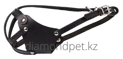 Наша РР Намордник боксер сплошной 34см черный коричневый  арт.H01