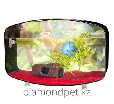 Аквариум Betta Condo TV акрил черный 3.8л Zoo Med арт.BT-31