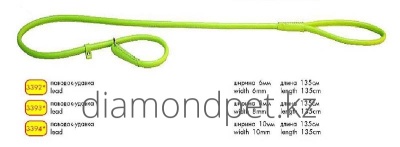 Поводок-удавка Collar Glamour круглый 8 мм х 135 см Collar арт.3393