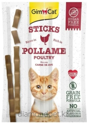 GimCat Sticks Poultry Палочки с курицей 4х5гр  арт.