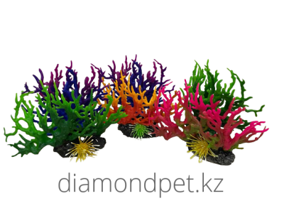 Кораллы искусственные для аквариума 16*20см 1шт  арт.G046