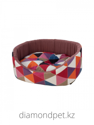 Pride Лежанка Комфорт Арлекино 60х45 розовый