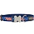 Red Dingo Ошейник для собак US Flag 25мм х 41-63см синий