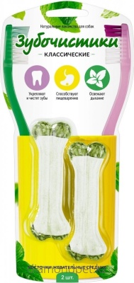 ДЛ Зубочистики Косточки жевательные средние 2 шт.