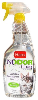 Средство для уничтожения запахов в кошачьих туалетах не ароматизированное 503мл Hartz Nodor арт.HZ089