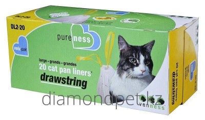 Одноразовые пакеты-вкладыши в кошачий лоток 20шт Van Ness  арт.DL2-20