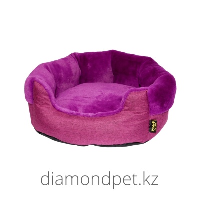 Pride Лежанка меховая Ласка фиолетовый 55х48